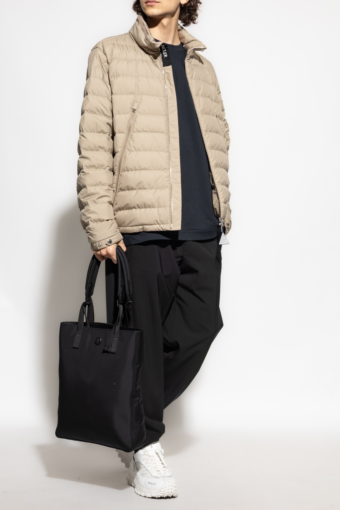 Beige Alfit down jacket Moncler - Vitkac AS
